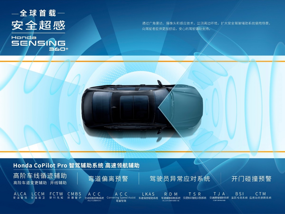 全球首发Honda SENSING 360+，2025款雅阁智驾上市